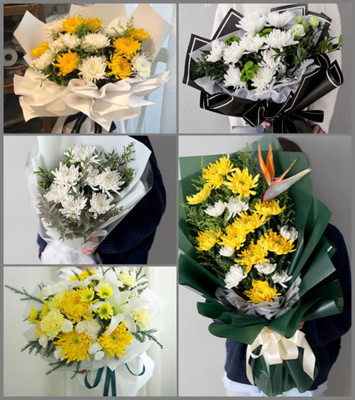 西藏那曲申扎县白事花束代送